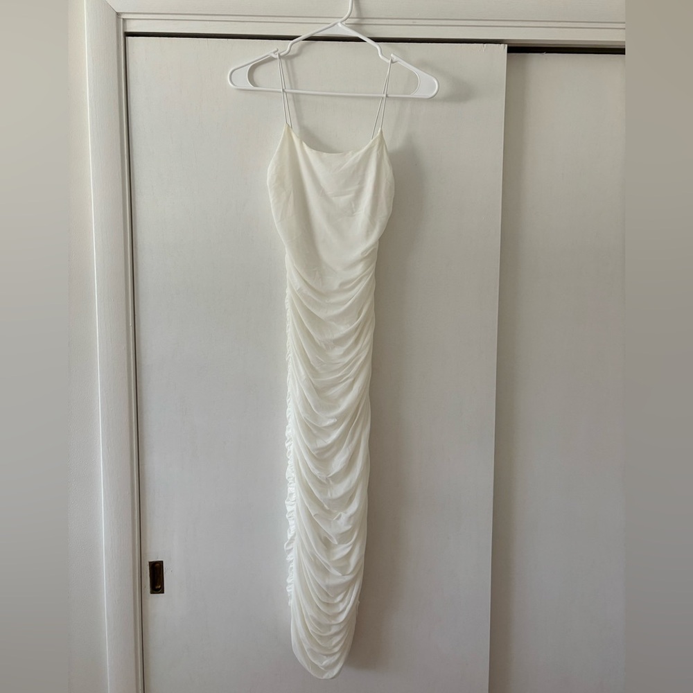 White Maxi Bodycon Dress - Bridal Collection